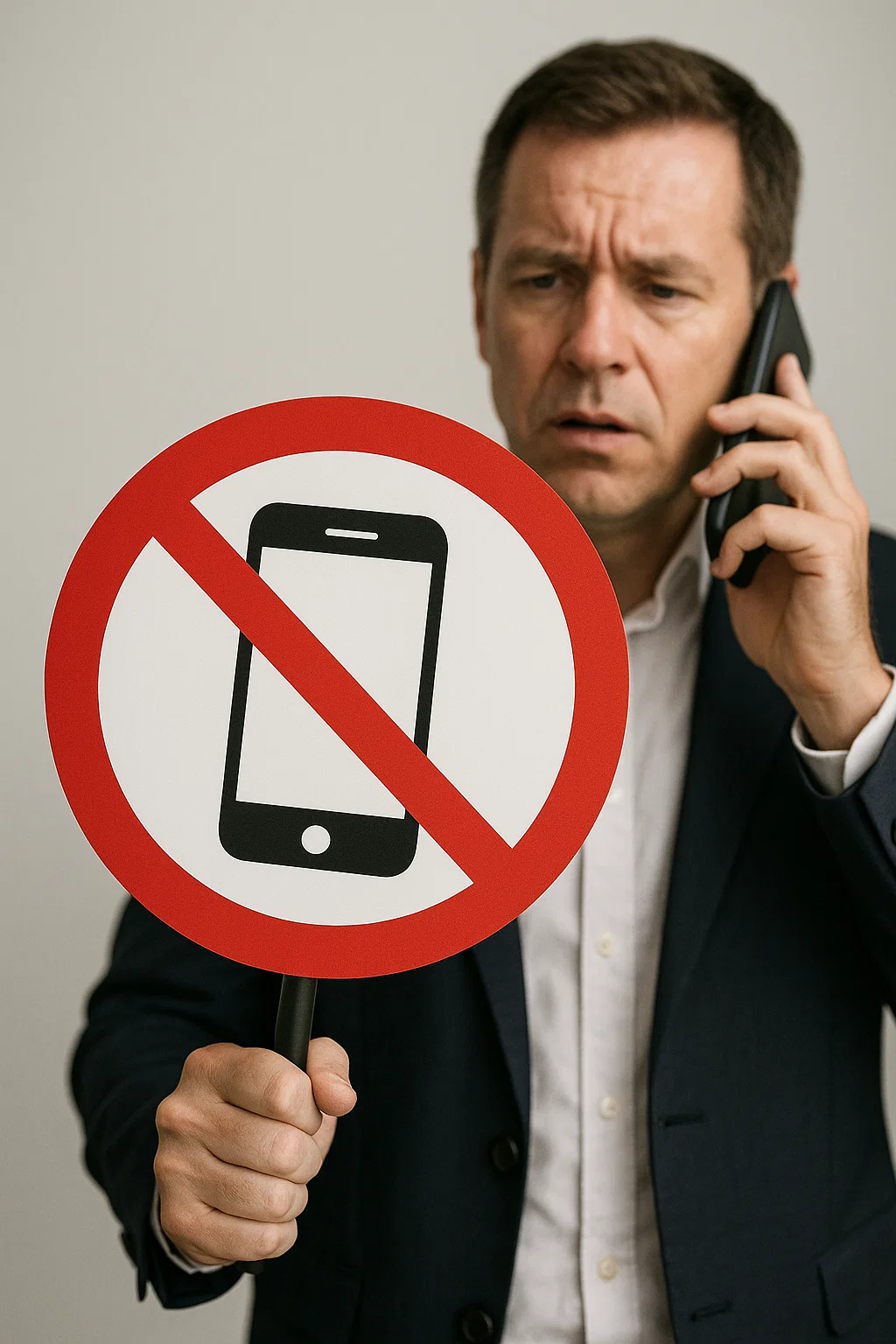 Prohibición de realizar llamadas comerciales o de atención al cliente desde números móviles corporativos