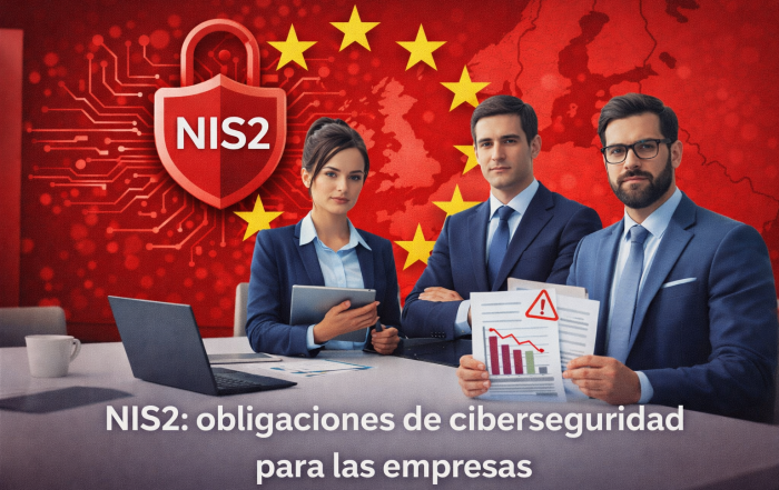 Imagen sobre la Directiva NIS2 y las obligaciones de ciberseguridad para empresas en la Unión Europea.