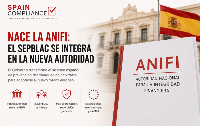 Imagen para explicar que nace la ANIFI y el SEPBLAC se integra en la nueva autoridad